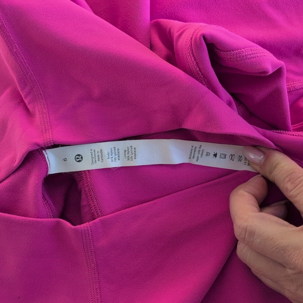 Lululemon Align Ribbed High-Rise Pant 25"BSonic Pink - Picture 4 of 6